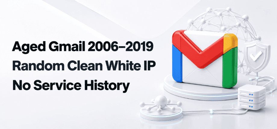Старая учетная запись Gmail (2006–2019) — случайный чистый белый IP-адрес — без обслуживания